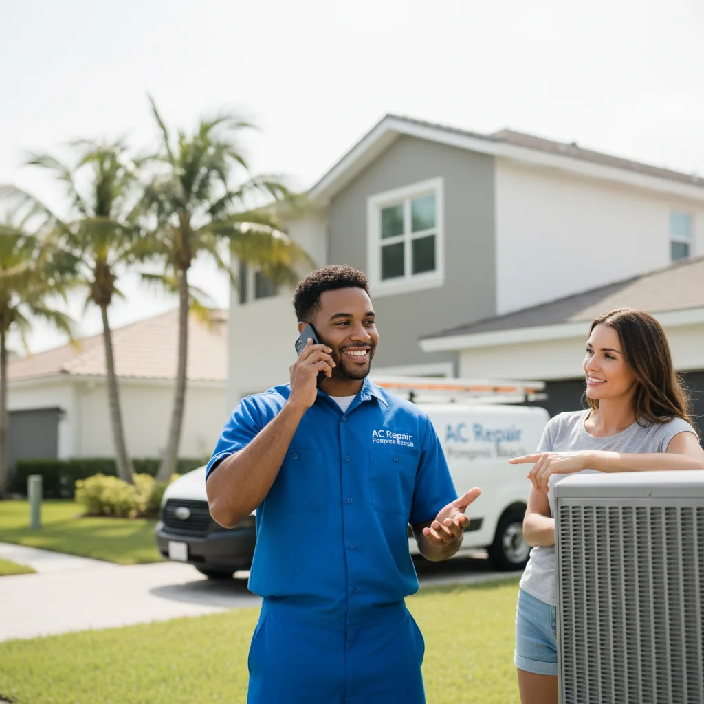 AC Repair Pompano Beach customer support in Manheim